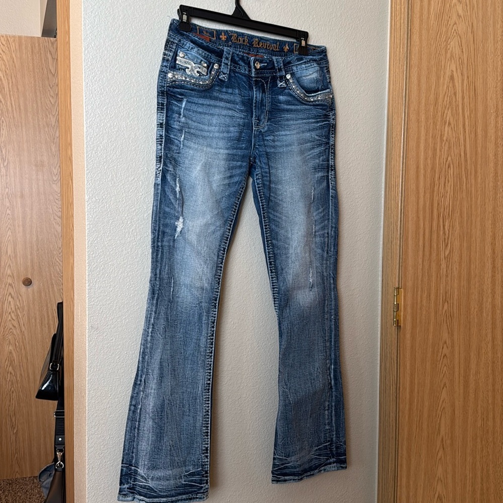 Rock Revival Mid-Ride bootcut denim jeans